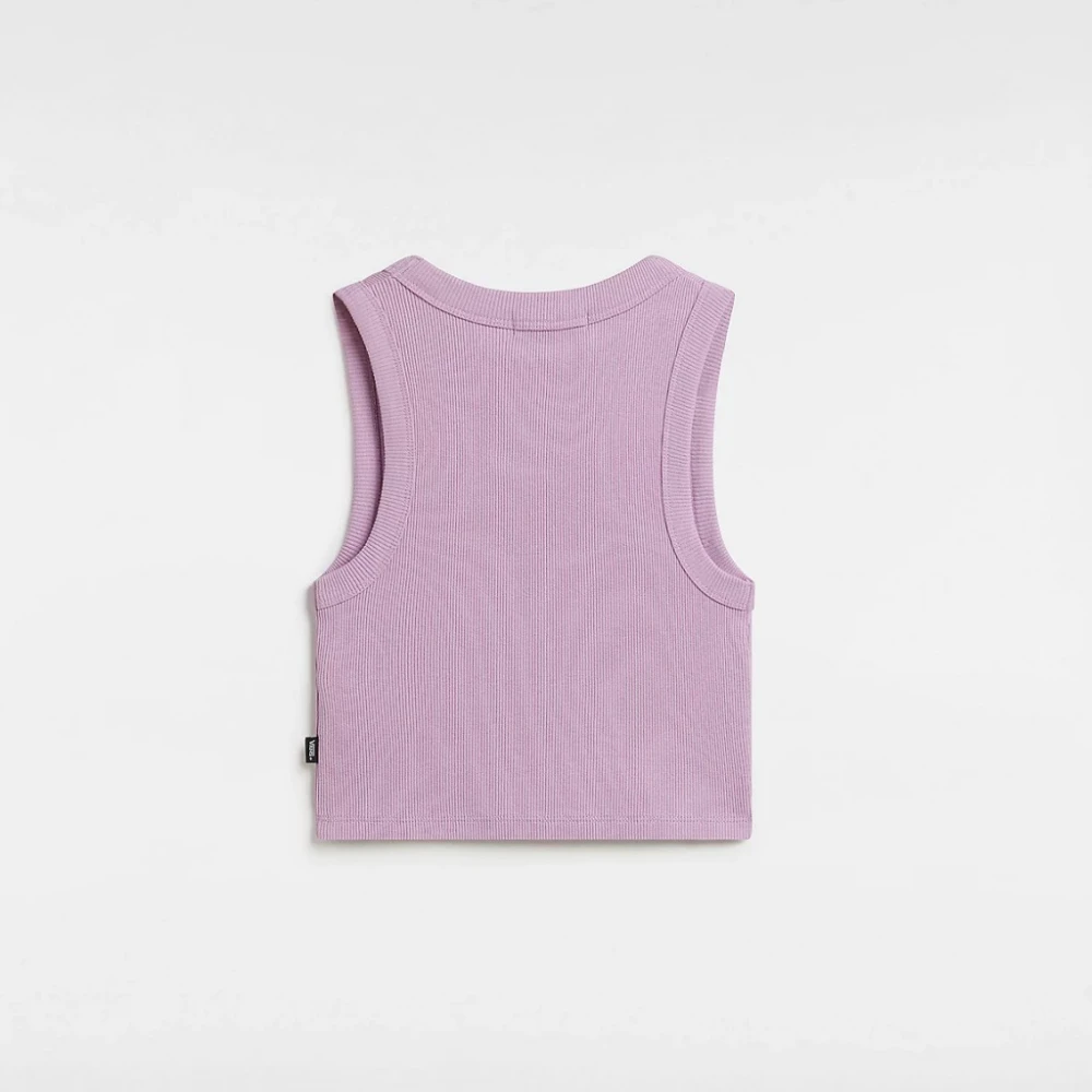 Vans Rib Tank Top Pink Dames