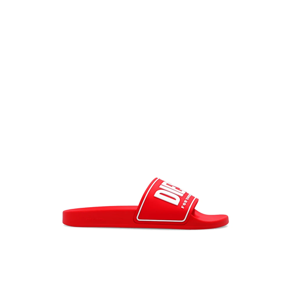 Diesel Uomo Rosso Scarpe, 45 Eu, New,