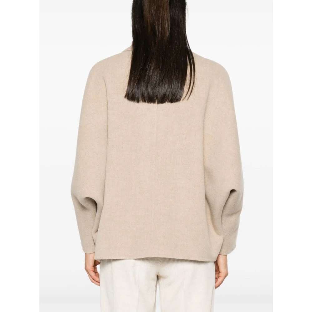 BRUNELLO CUCINELLI Beige Jassen & Mantels voor Vrouwen Beige Dames