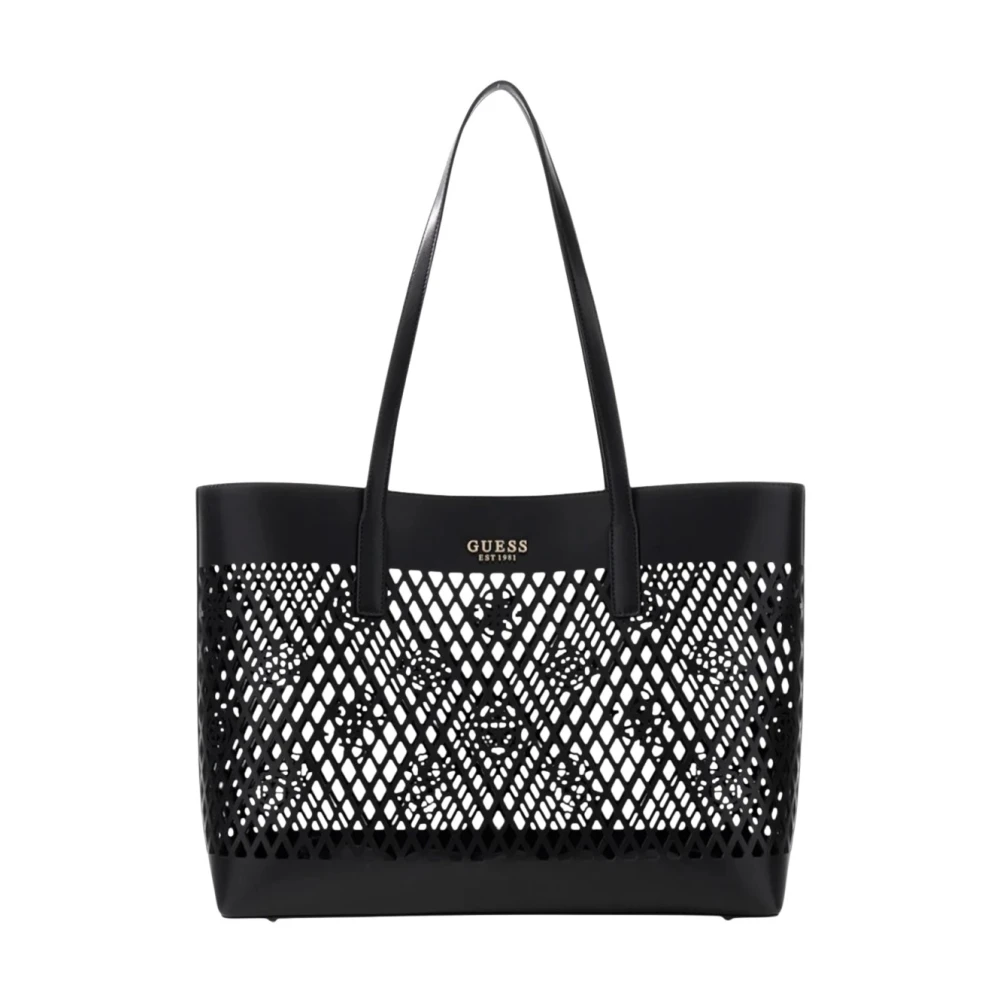 Guess Black Letty 2 In 1 Tote - Female - Shopping Bags - One Size - Bags