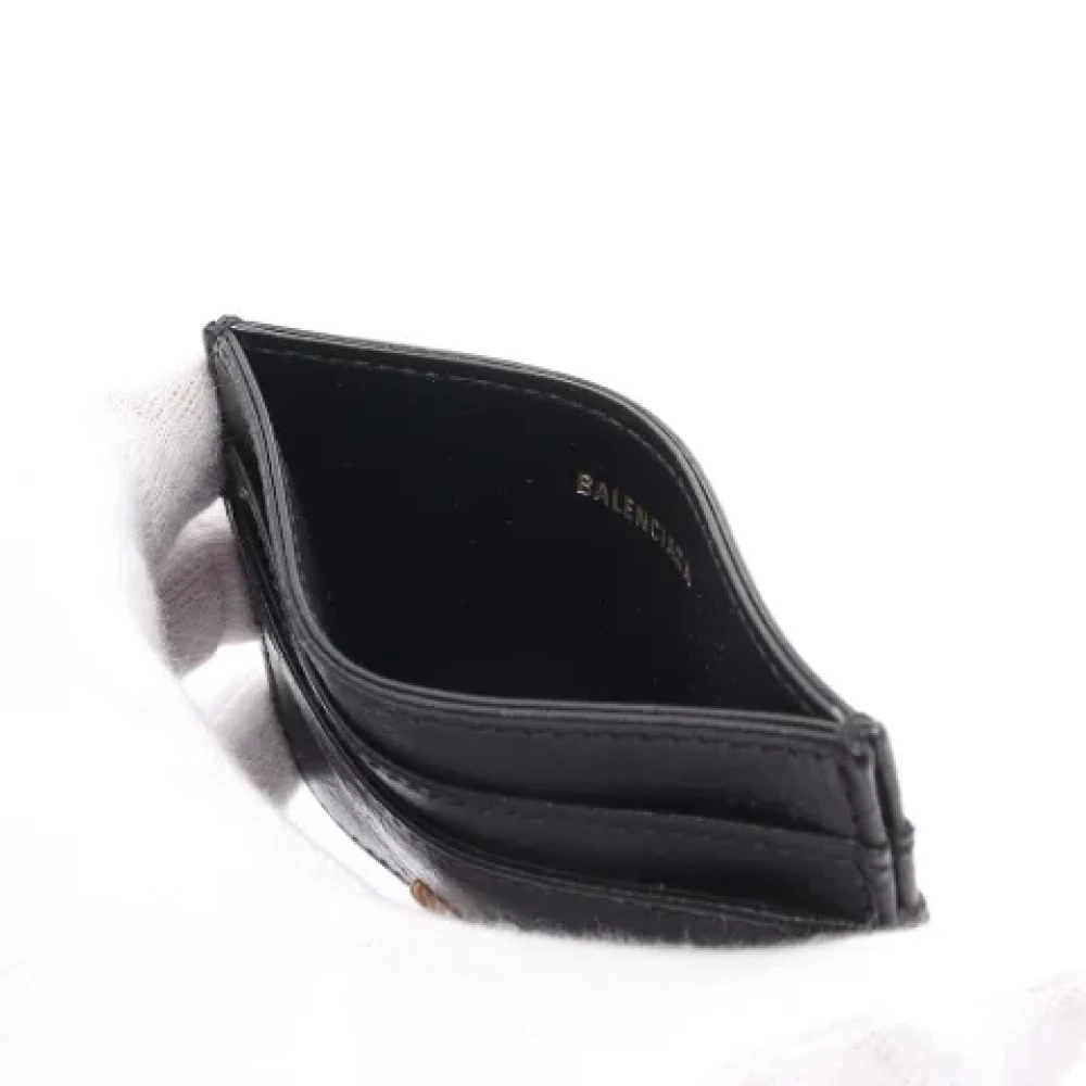 Balenciaga Vintage Pre-owned Leather wallets Black Heren
