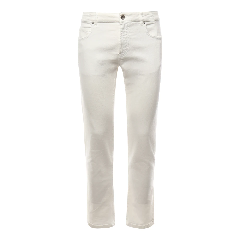 Eleventy Men's Beige Slim Fit Jeans, W36, Denim Jeans