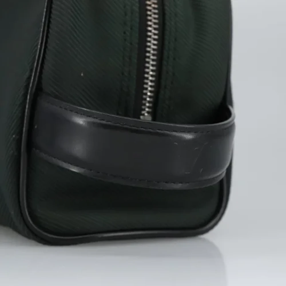 Louis Vuitton Vintage Pre-owned Leather clutches Green Dames