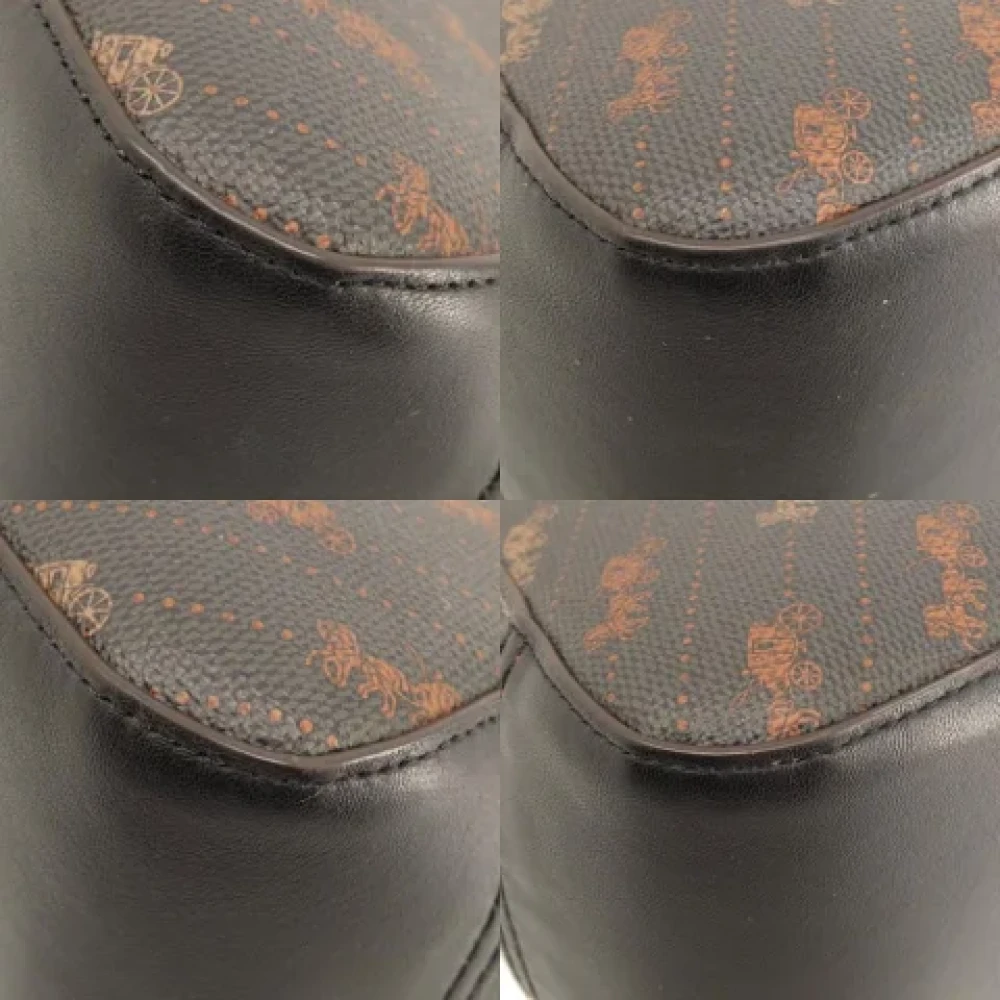 Coach Pre-owned Plastic totes Brown Dames