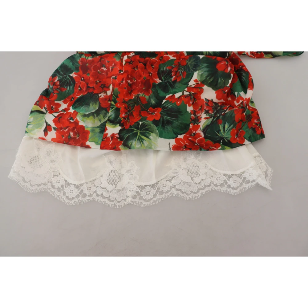 Dolce & Gabbana Betoverende Bloemenprint Sheath Jurk Multicolor Dames
