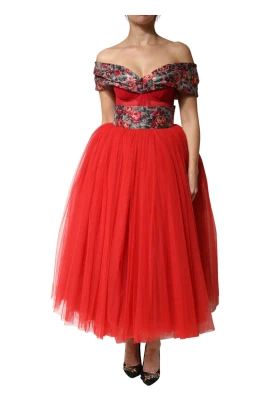 Off Shoulder A-line Dress