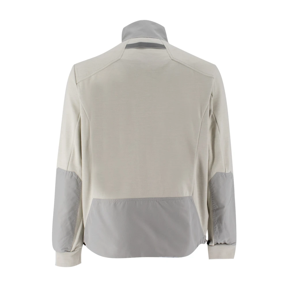 Sease Wollen Blend Rits Cardigan White Heren