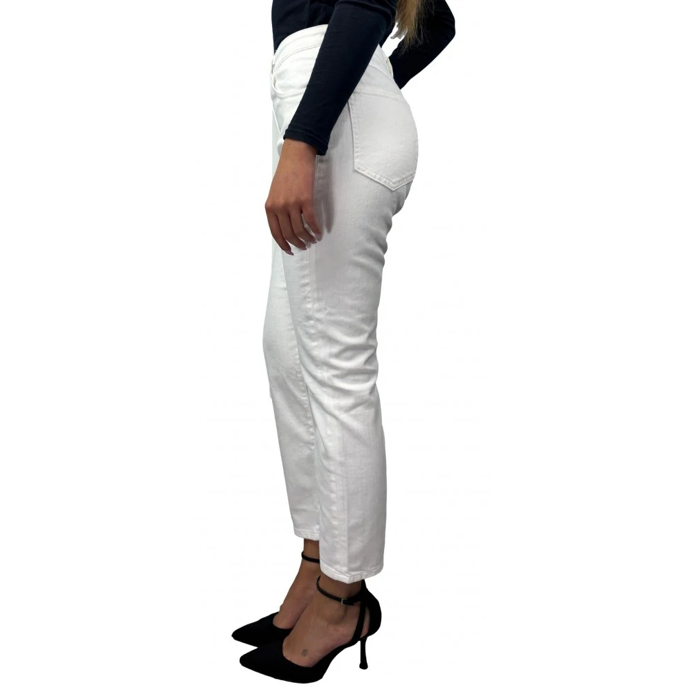 Seventy Witte Jeans met Katoen en Elastaan White Dames