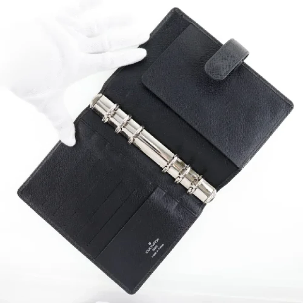 Louis Vuitton Vintage Pre-owned Fabric home-office Black Dames