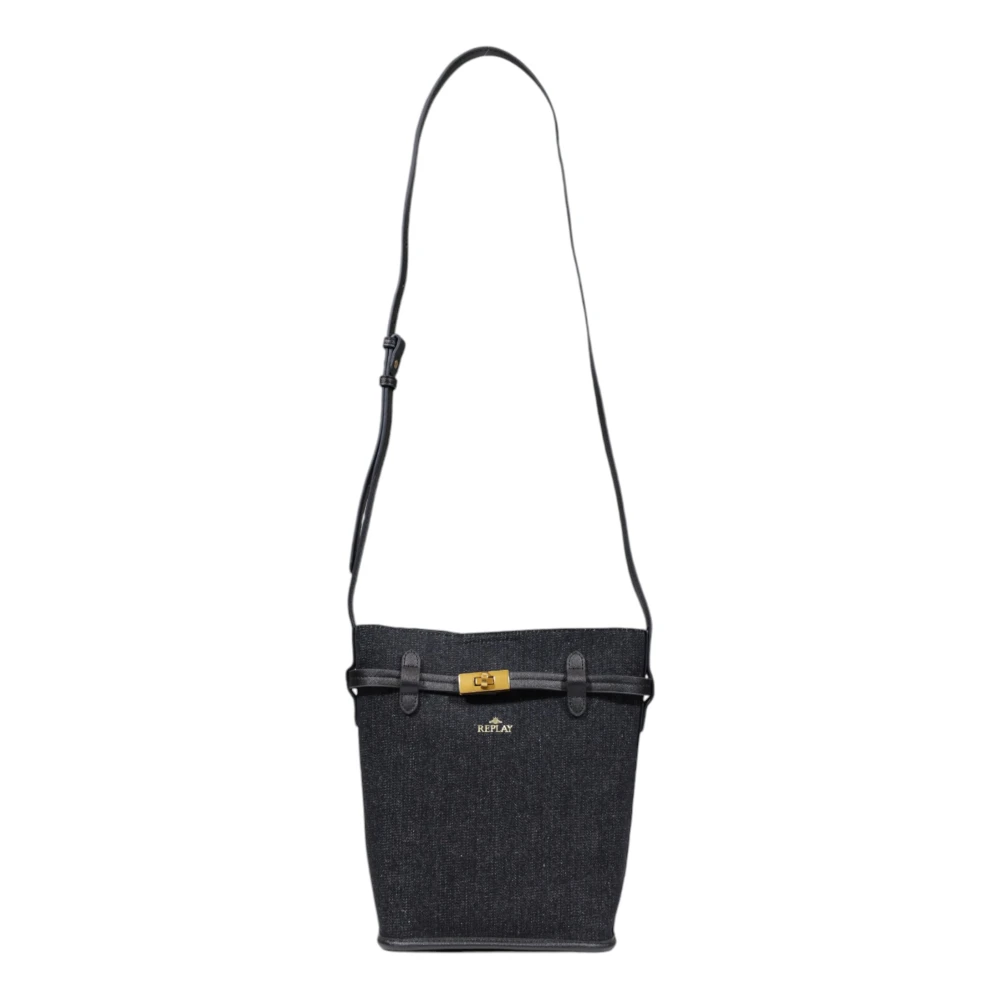 Replay Dames Tas Herfst Winter Collectie Black Dames