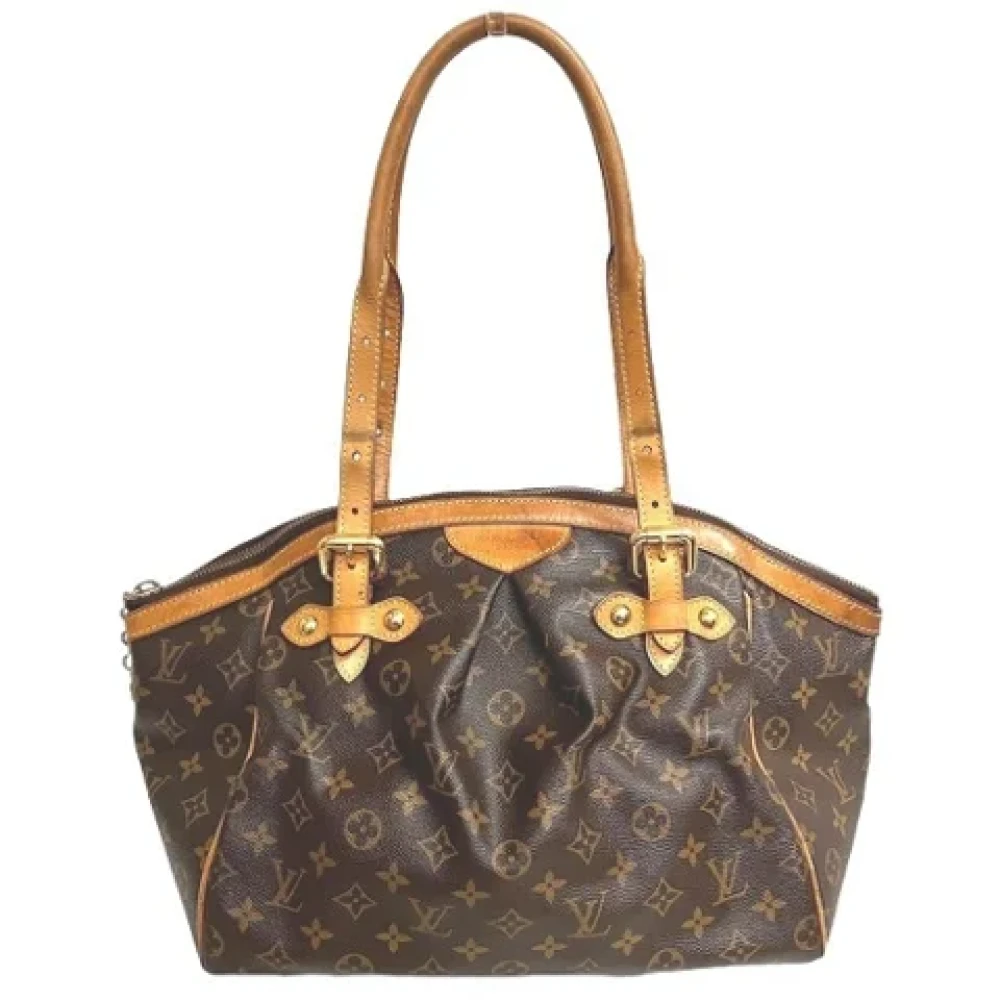 Louis Vuitton Vintage Pre-owned Fabric handbags Brown Dames