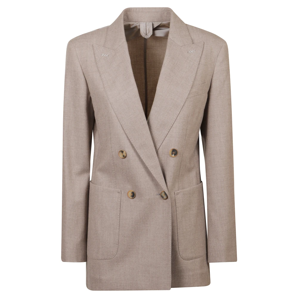 Max Mara Women's Beige Harald Blazer - Blazers - S - Jackets