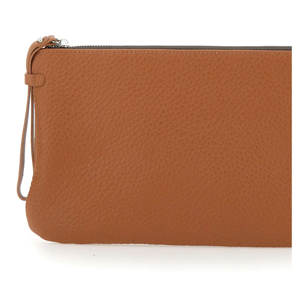 Gianni Chiarini Hermy Maxi-Grain Leren Handtas Brown Dames