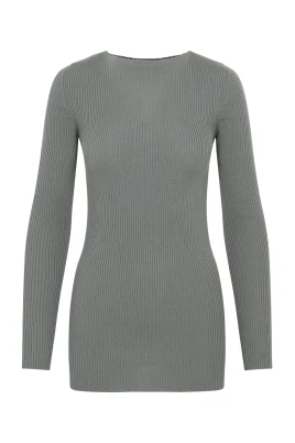 Grön Cashmere Tröja