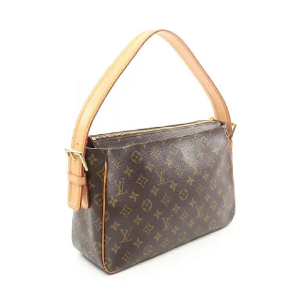 Louis Vuitton Vintage Pre-owned Canvas shoulder-bags Brown Dames