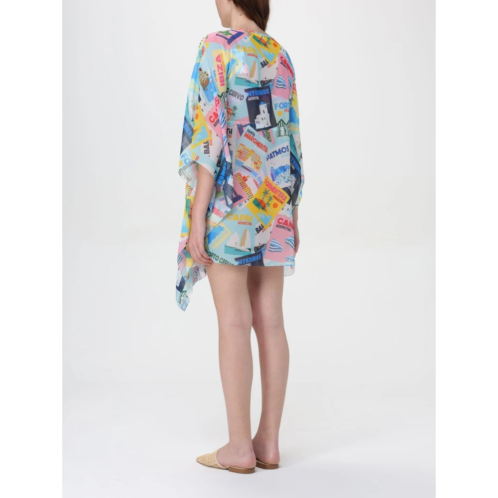 MC2 Saint Barth Vakantie Caftan Jurk Multicolor Dames