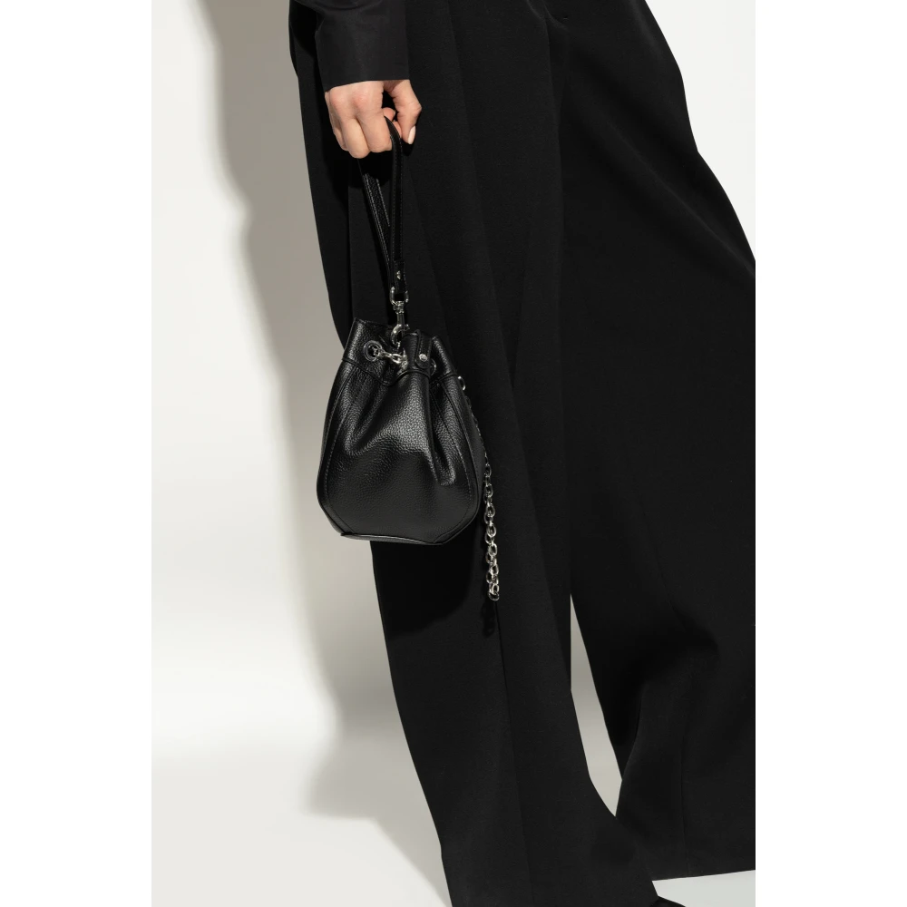 Vivienne Westwood Chrissy Small bucket tas Black Dames