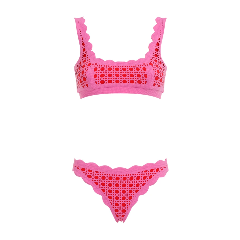 Marysia Rosa & Lila Bikini Badkläder Pink, Dam