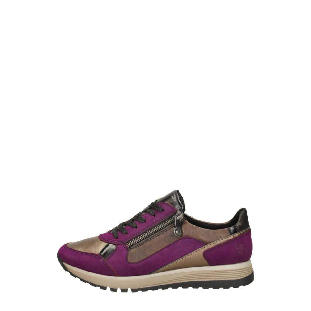 Rieker Sneakers Laag Dames Schoenen Roze