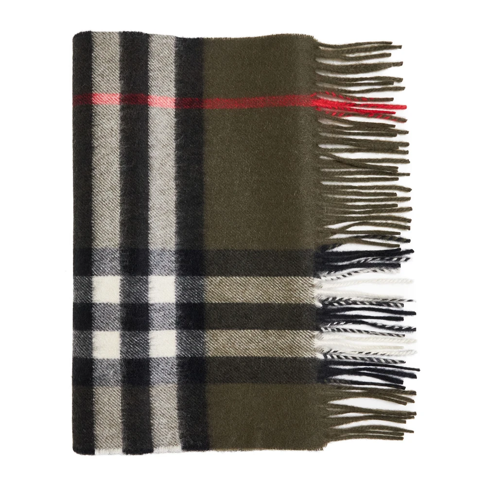 Burberry Stijlvolle Sjaals Collectie Green Heren