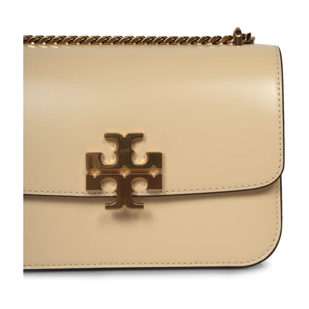 TORY BURCH Beige & Golden Chain Schoudertas White Dames