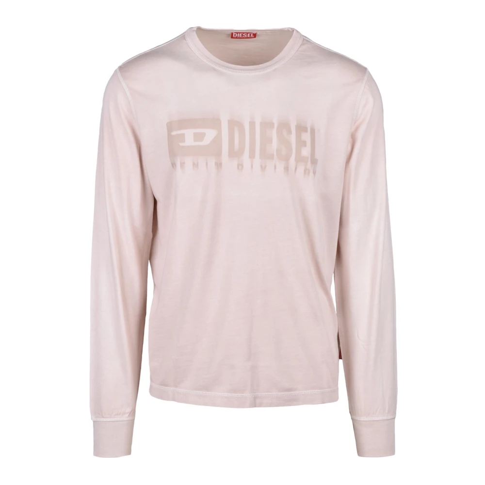 Diesel Men's Beige Tshirt - Sweatshirts - M - Sweatshirts & Hoodies