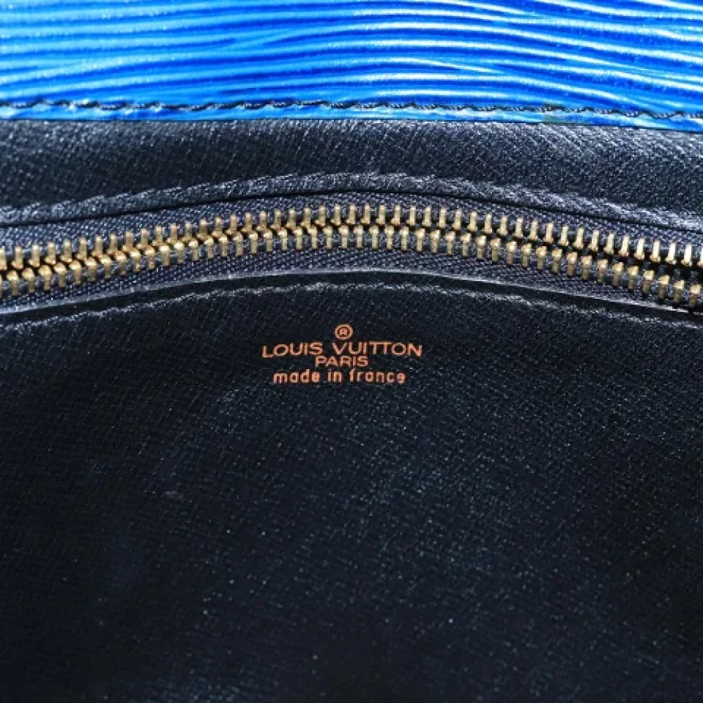 Louis Vuitton Vintage Pre-owned Leather clutches Blue Dames