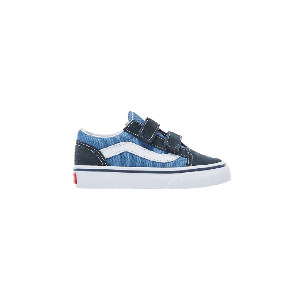 Vans Unisex Kids Blue Sneakers,, Low Top Bird`S Eye Trainers Size 21 Eu