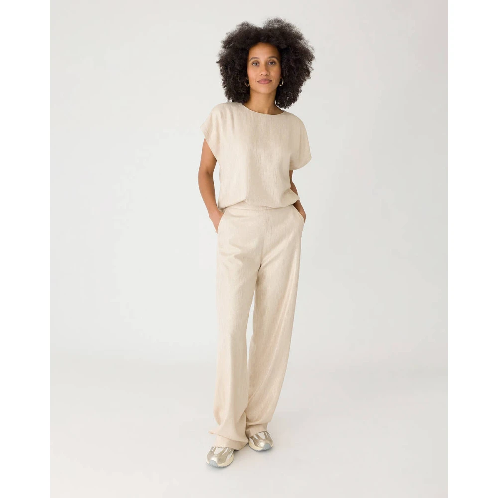 Anna Van Toor Lange mouw blouse Yellow Dames