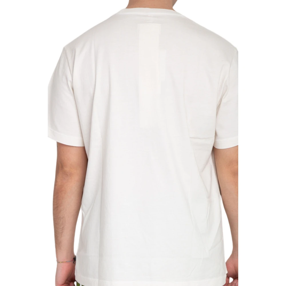 Doublet Wit Logo T-shirt White Heren