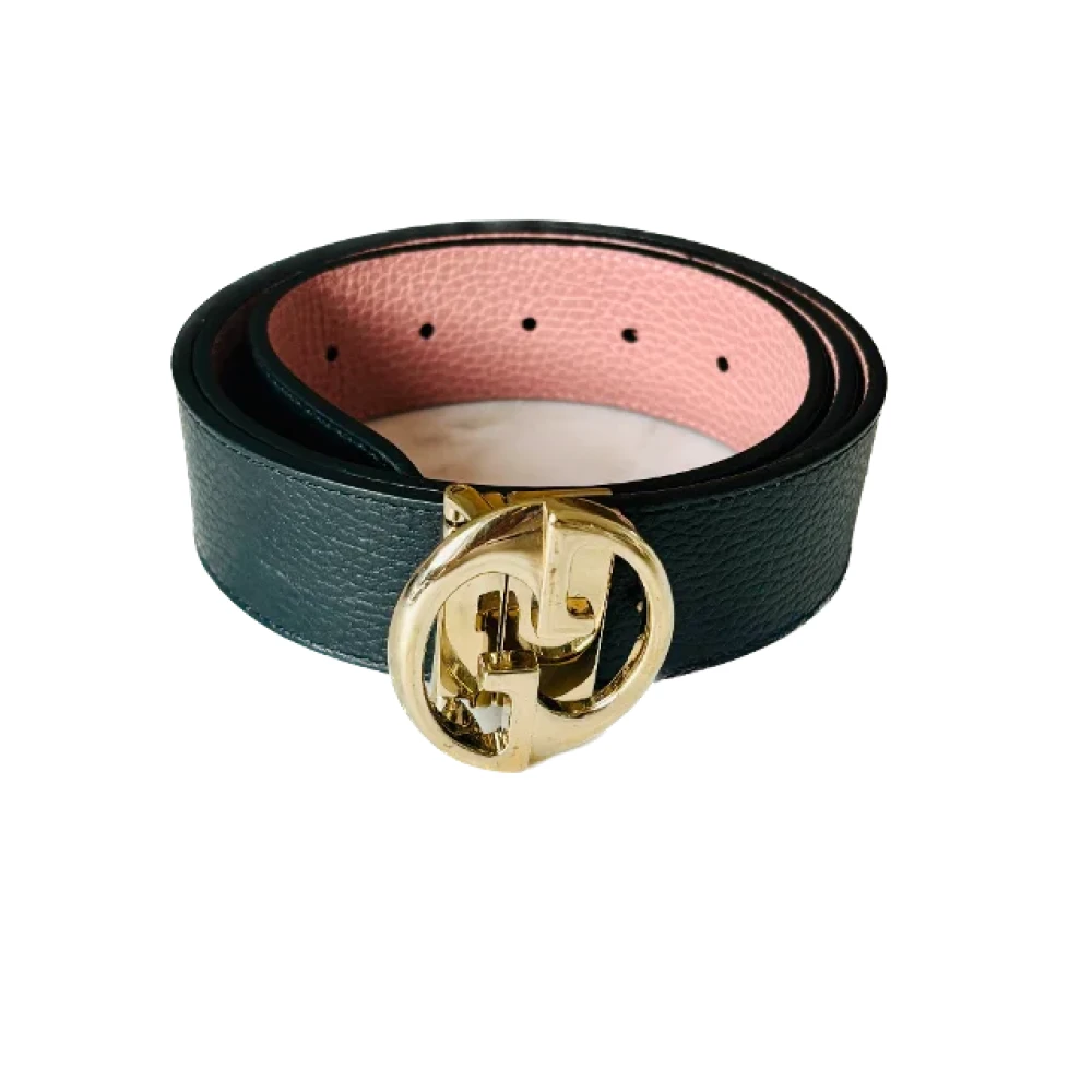 Gucci Vintage Pre-owned Leather belts Black Dames