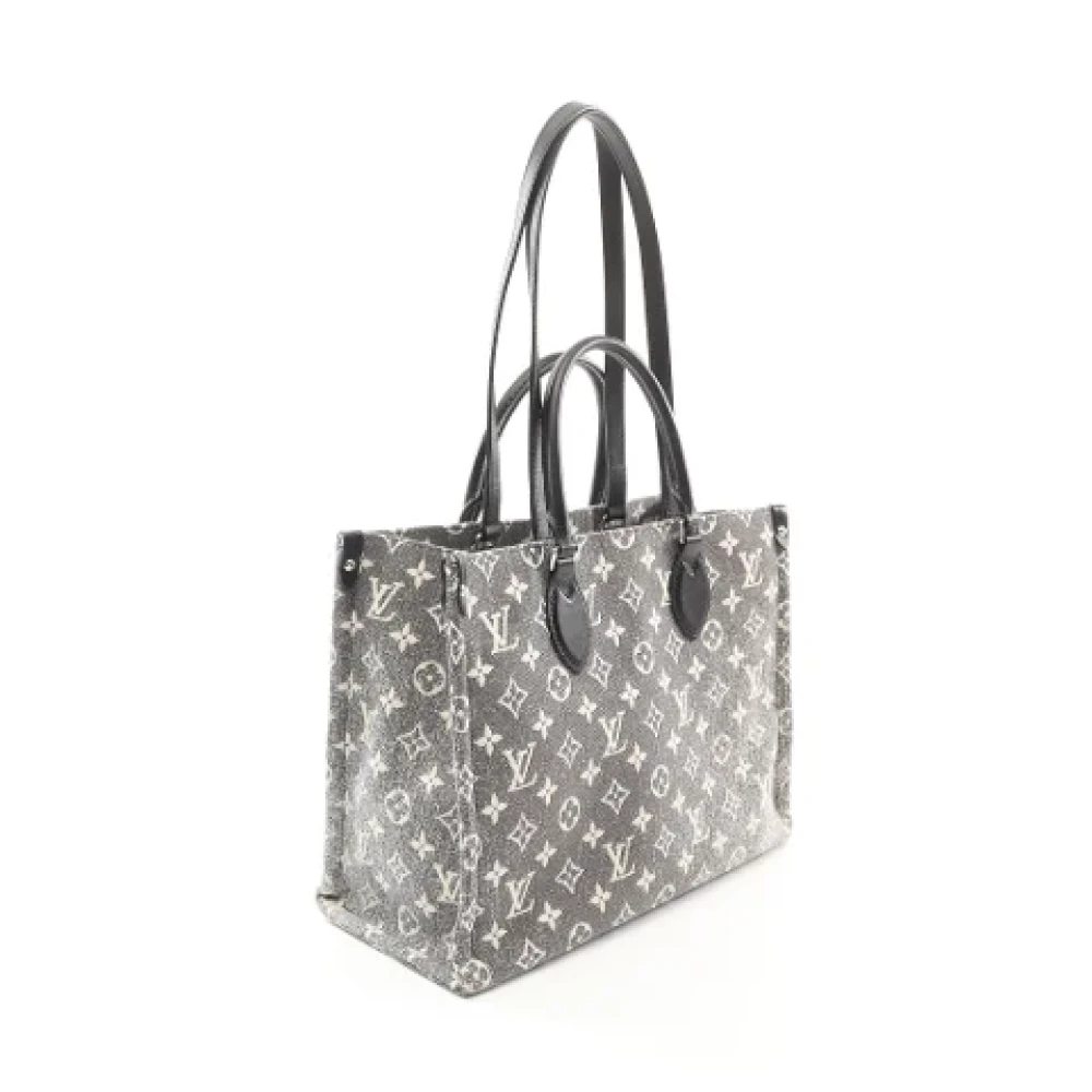 Louis Vuitton Vintage Pre-owned Denim louis-vuitton-bags Black Dames