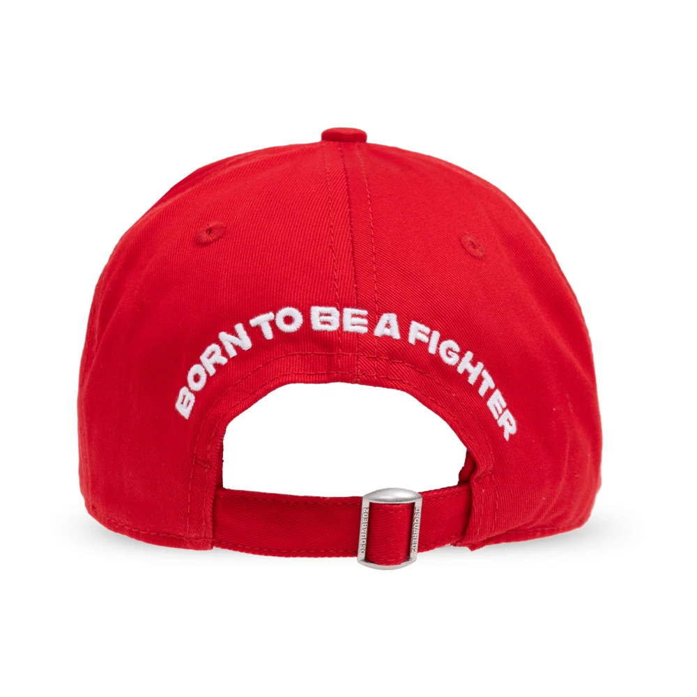 Dsquared2 Baseballpet Red Heren