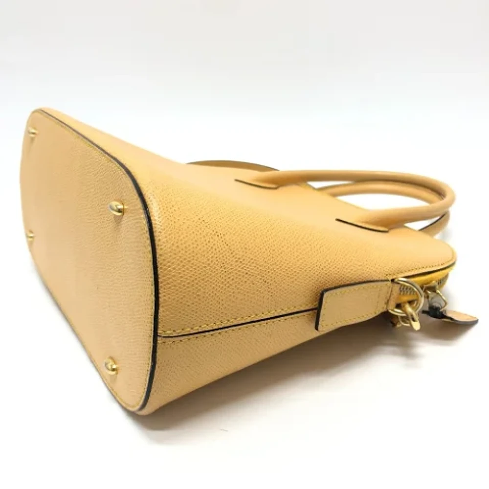 Celine Vintage Pre-owned Leather celine-bags Yellow Dames