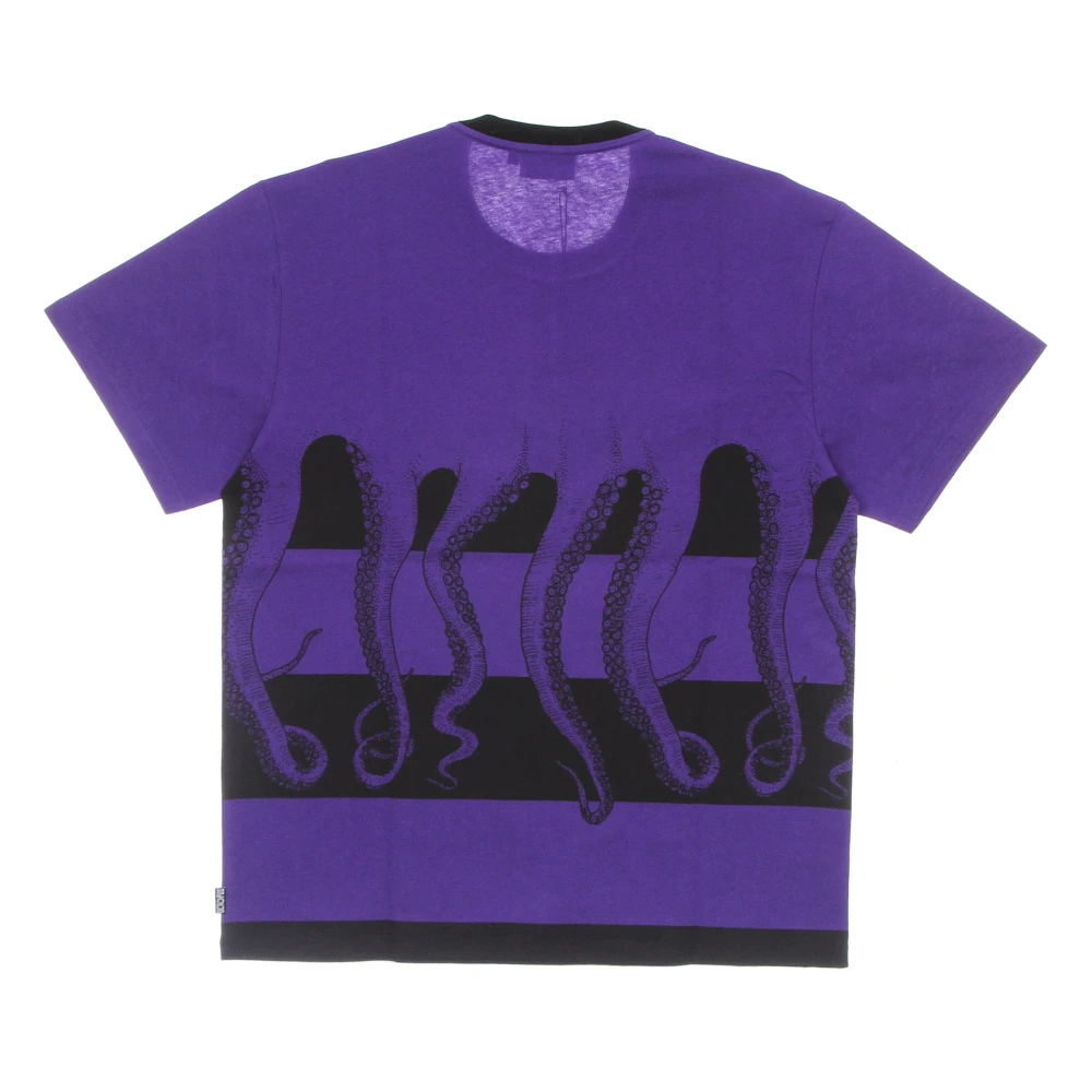 Octopus Paarse Fullback Tee Heren T-shirt Purple Heren