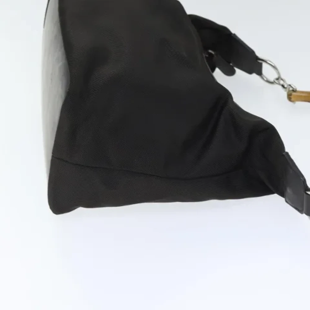 Gucci Vintage Pre-owned Nylon gucci-bags Black Dames