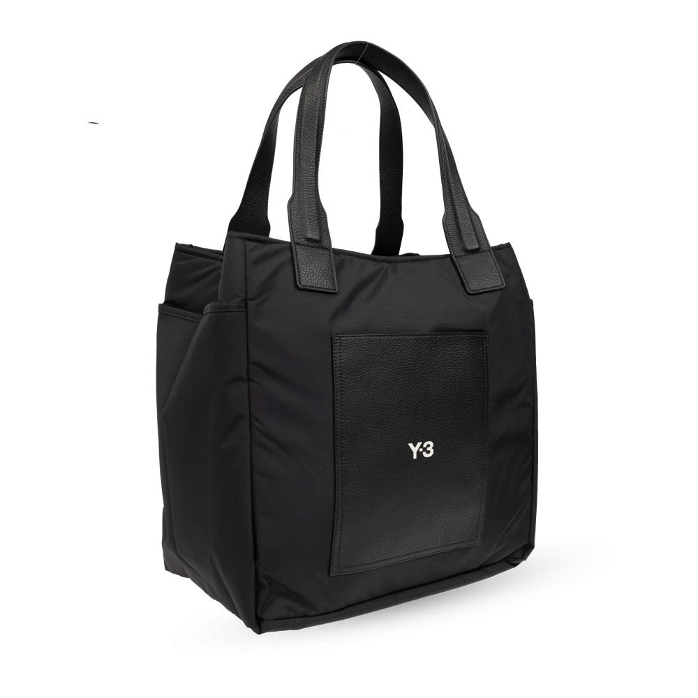 Y-3 Shopper tas met logo Black Unisex