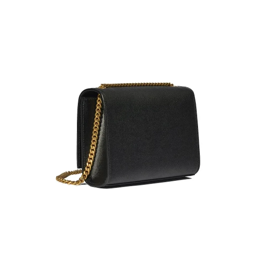 Saint Laurent Vintage Pre-owned Fabric shoulder-bags Black Dames
