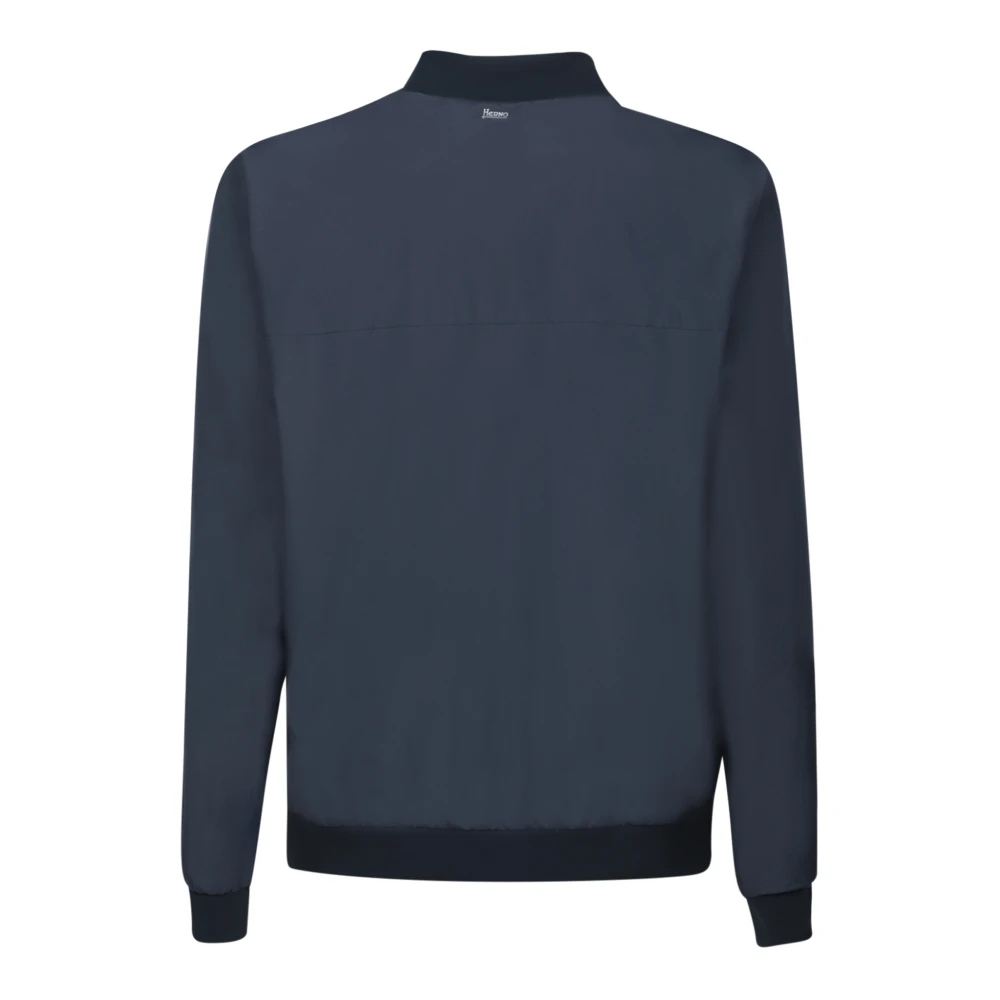 Herno Blauwe Bomberjack Blue Heren