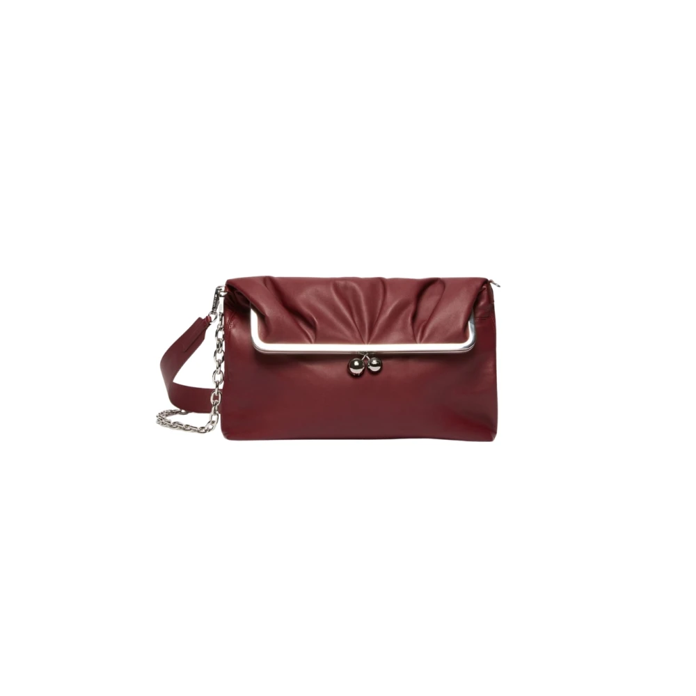 Max Mara Slalom Schoudertas Red Dames