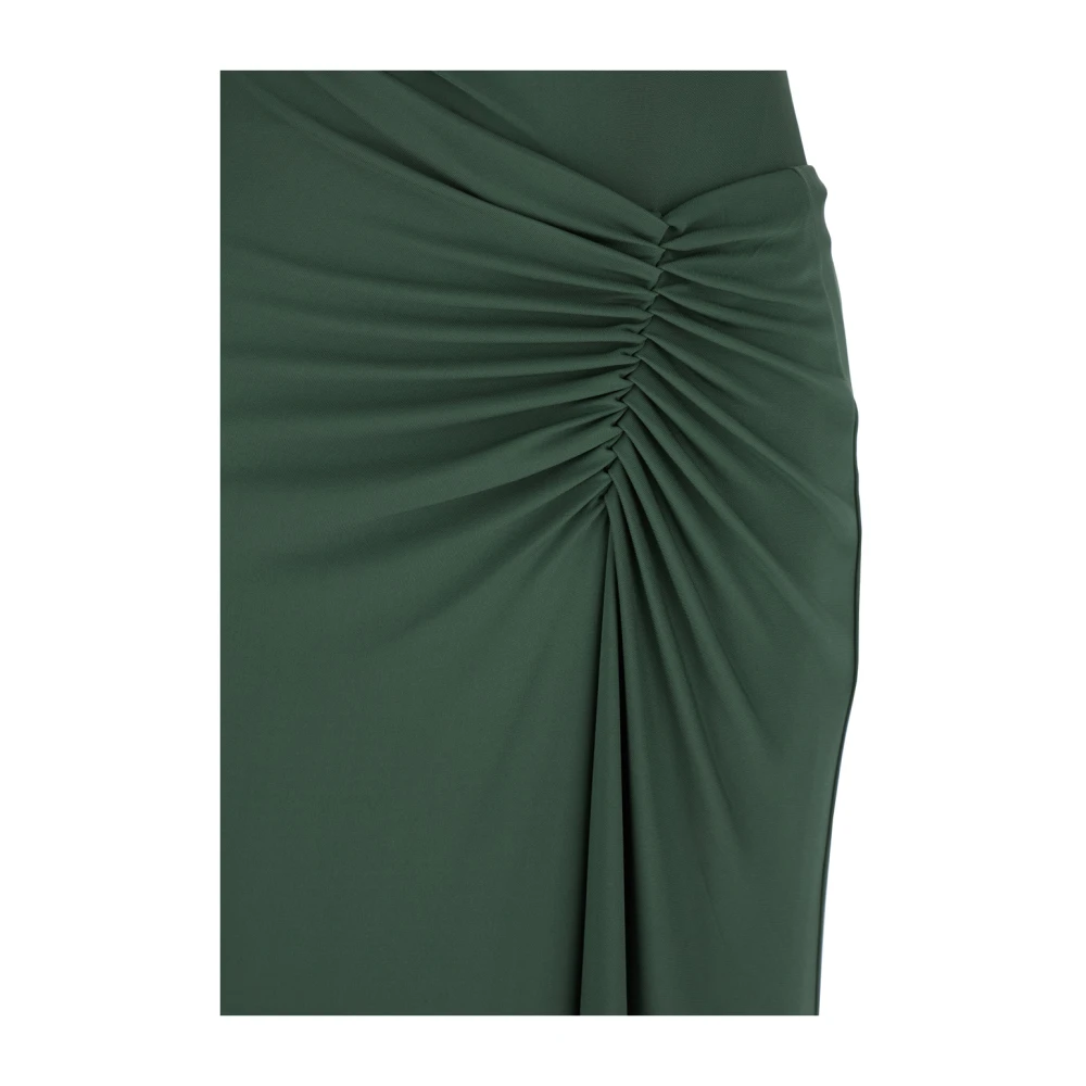 Simkhai Groene Mouwloze Lange Jurk met Ronde Hals Green Dames