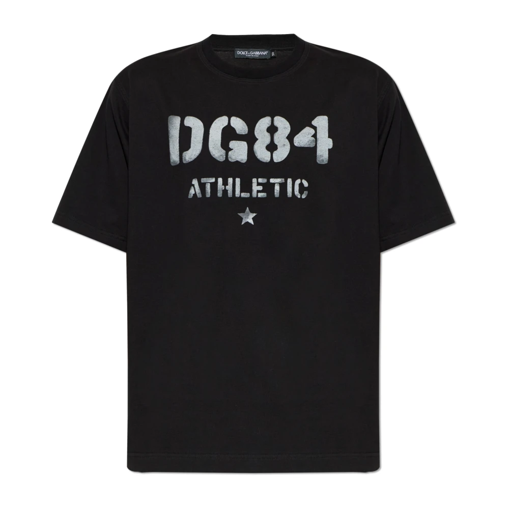 Dolce & Gabbana Mannelijk Zwart Tops Heren, L, T-Shirts