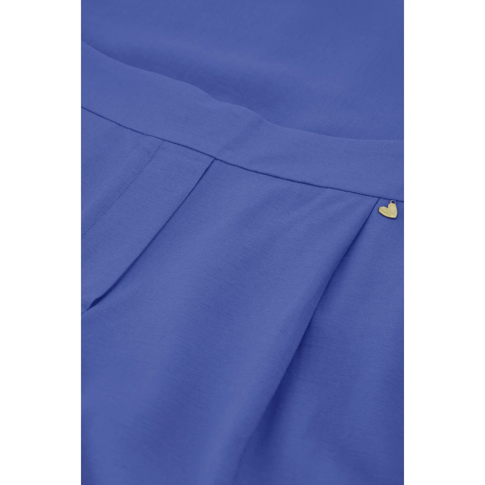 Fabienne Chapot Donkerblauwe Straight Fit Broek Blue Dames