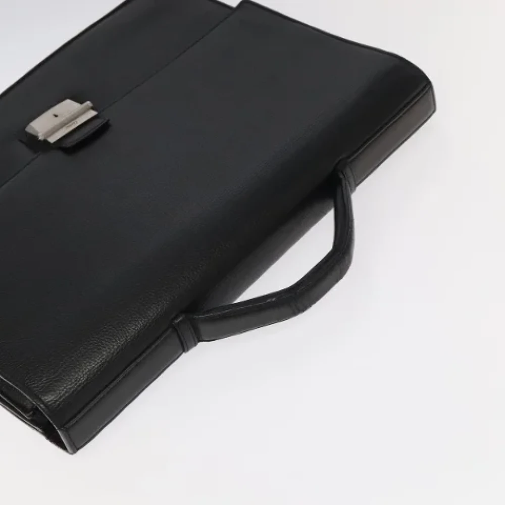 Cartier Vintage Pre-owned Leather handbags Black Dames