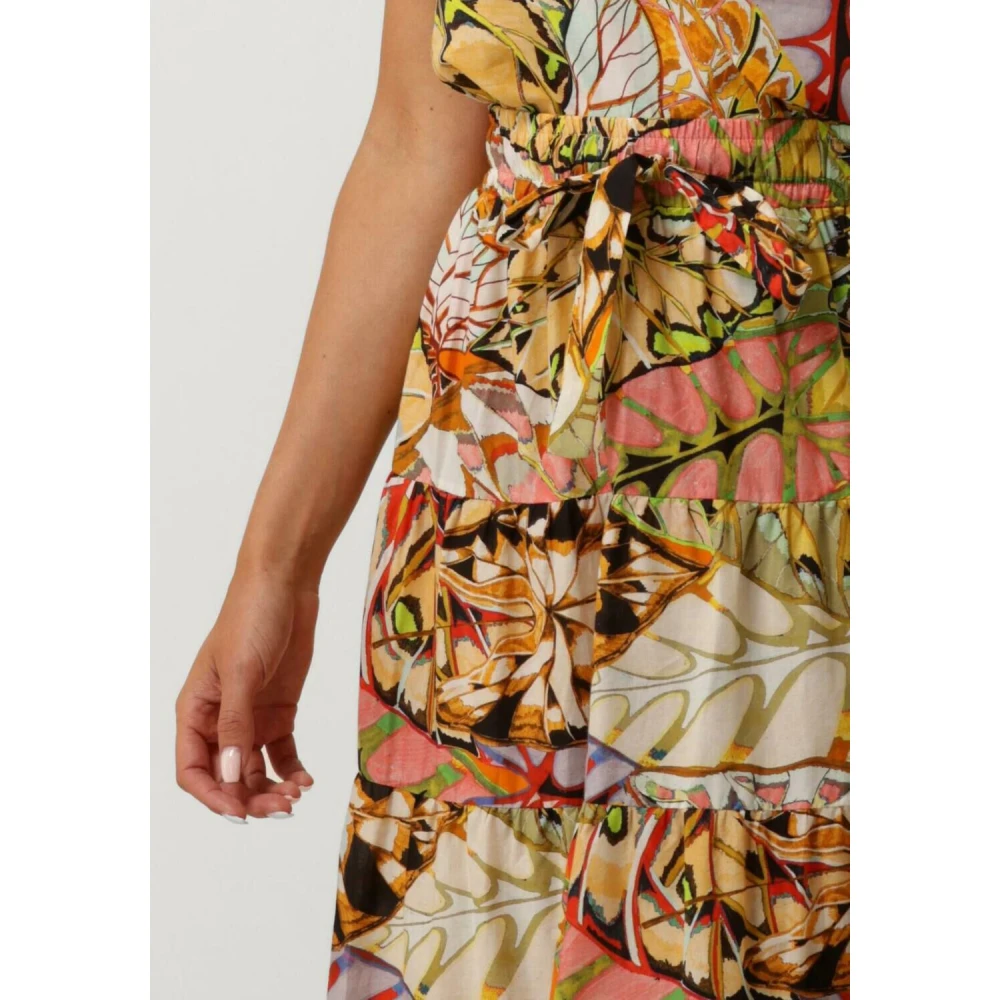 Amaya Amsterdam Kleurrijke Maxi Rok Jennifer Multicolor Dames