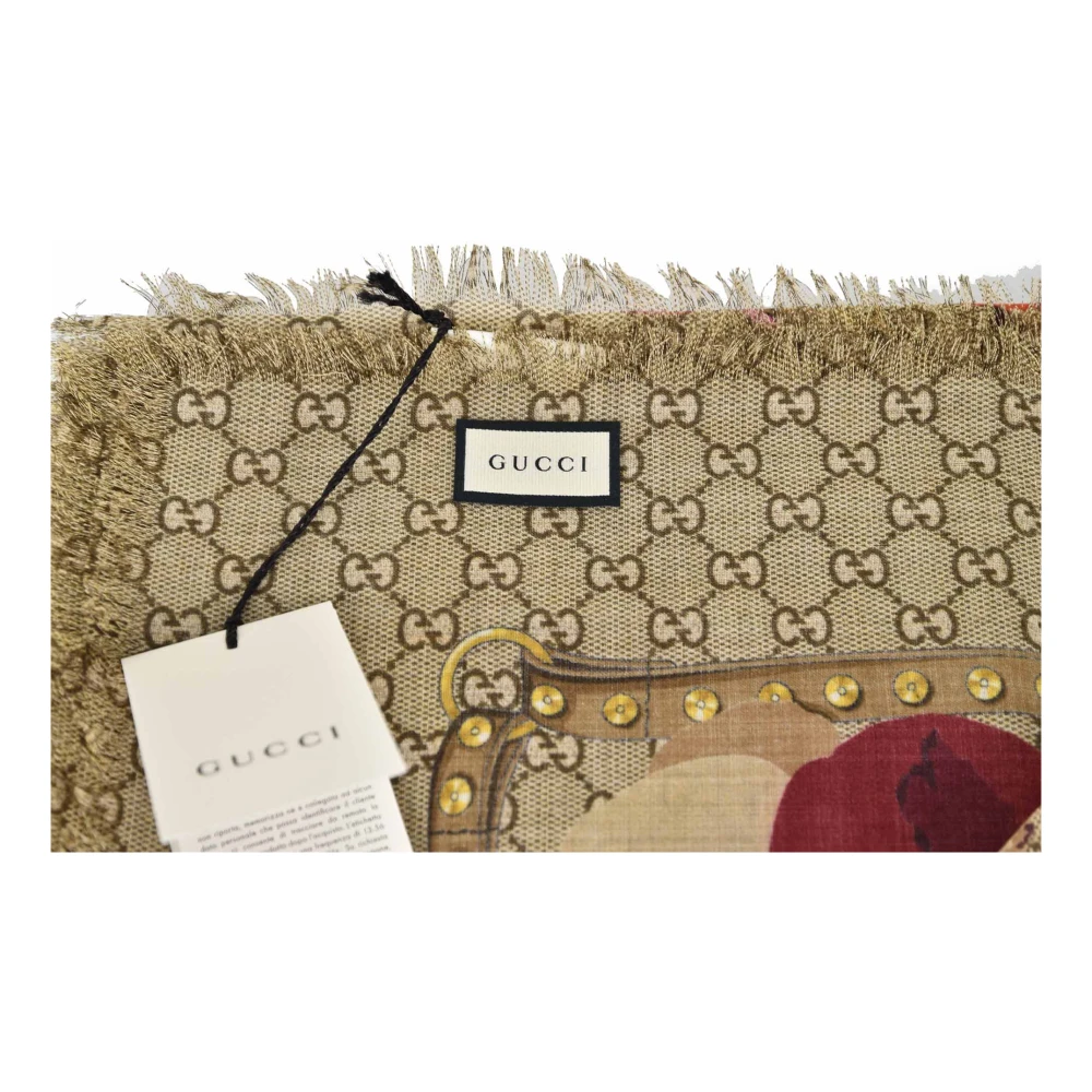 Gucci Wolken sjaal Beige Unisex