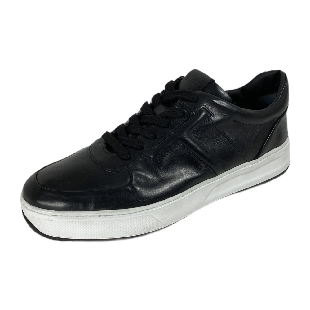 Tod's Men's Black Allacciata T Cassetta 79B - Sneakers - 6 Uk - Shoes