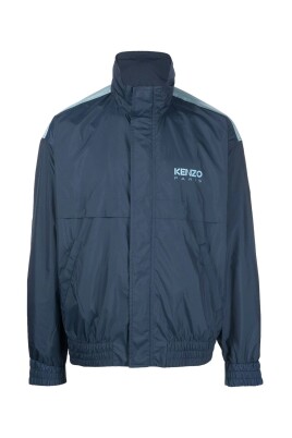 blue-lightweight-windbreaker-with-logo-print