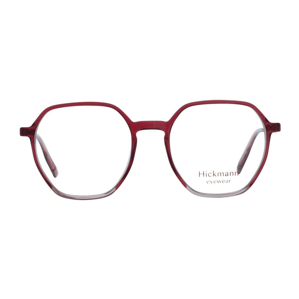 Ana Hickmann Rode Vierkante Acetaat Optische Frames voor Vrouwen Red Dames