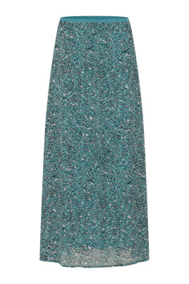 graphic-teal-black-white-skirt